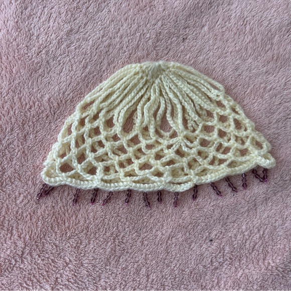 Accessories - Handmade Cream Crochet Cap